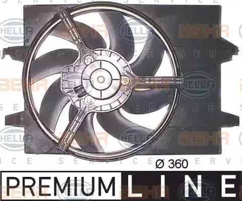 HELLA 8EW 351 043-661 - Ventilador, refrigeración del motor www.avaruosad.ee