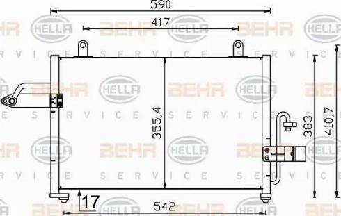 HELLA 8FC 351 319-181 - Kondensaator,kliimaseade www.avaruosad.ee