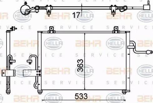 HELLA 8FC 351 310-731 - Kondensaator,kliimaseade www.avaruosad.ee