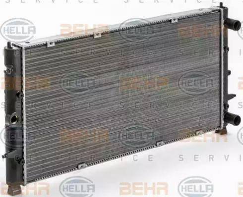 HELLA 8MK 376 700-481 - Radiaator,mootorijahutus www.avaruosad.ee