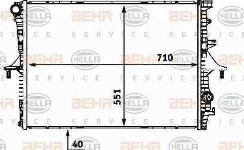 HELLA 8MK 376 719-004 - Radiaator,mootorijahutus www.avaruosad.ee