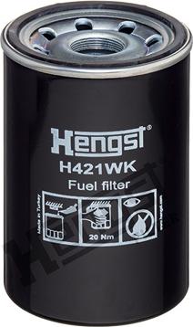 Hengst Filter H421WK - Топливный фильтр www.avaruosad.ee