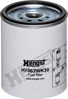 Hengst Filter H7062WK30 - Топливный фильтр www.avaruosad.ee