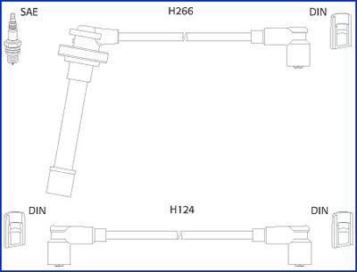 Hitachi 134522 - Ignition Cable Kit www.avaruosad.ee