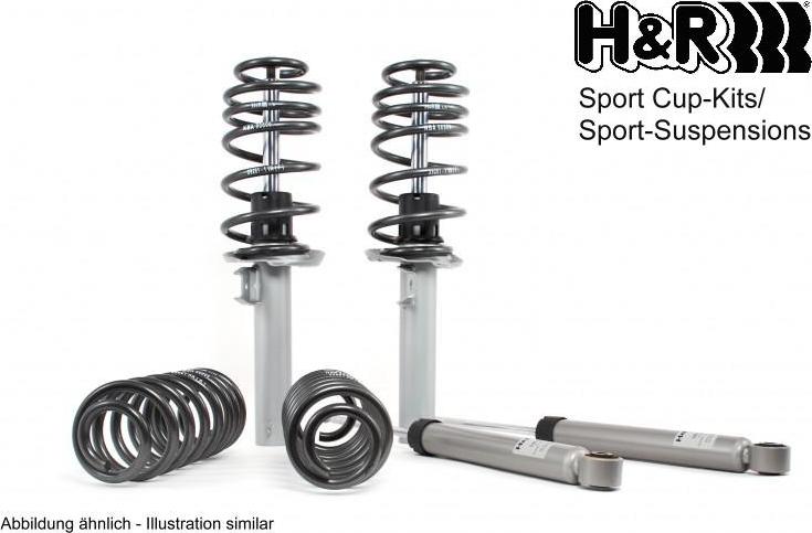 H&R 29707-1 - Suspension Kit, coil springs / shock absorbers www.avaruosad.ee