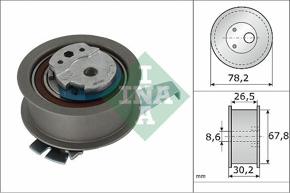 INA 531096210 - Tensioner Pulley, timing belt www.avaruosad.ee