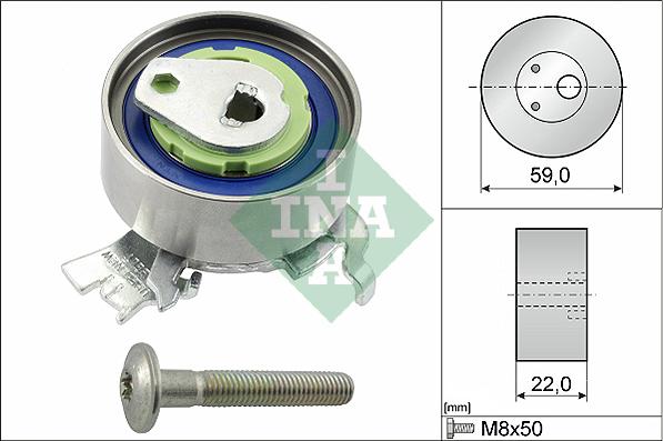 INA 531 0518 30 - Tensioner Pulley, timing belt www.avaruosad.ee