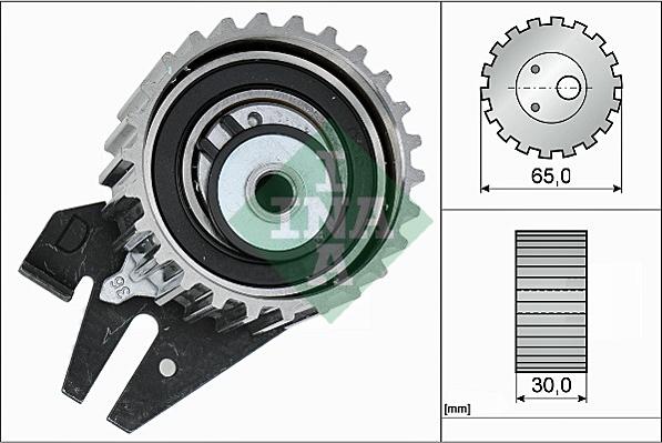 INA 531 0844 10 - Tensioner Pulley, timing belt www.avaruosad.ee