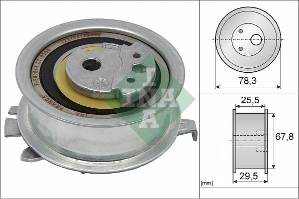INA 531 0825 10 - Tensioner Pulley, timing belt www.avaruosad.ee