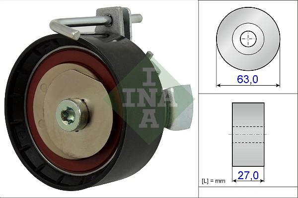 INA 531 0877 10 - Tensioner Pulley, timing belt www.avaruosad.ee