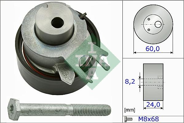INA 531 0317 10 - Tensioner Pulley, timing belt www.avaruosad.ee
