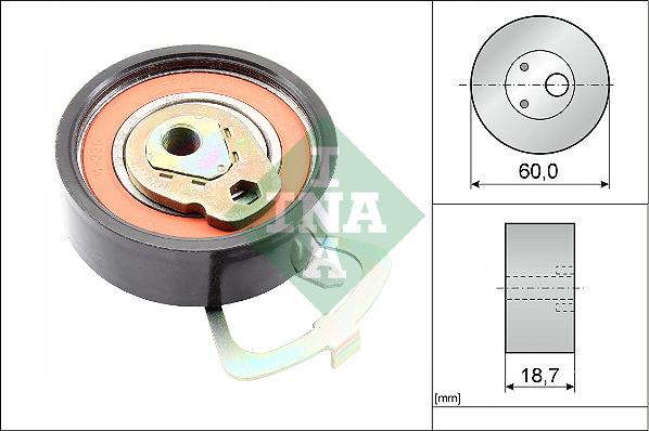 INA 531 0339 10 - Tensioner Pulley, timing belt www.avaruosad.ee