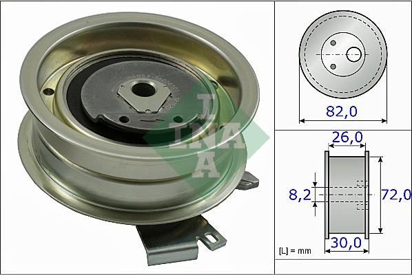 INA 531 0203 20 - Tensioner Pulley, timing belt www.avaruosad.ee