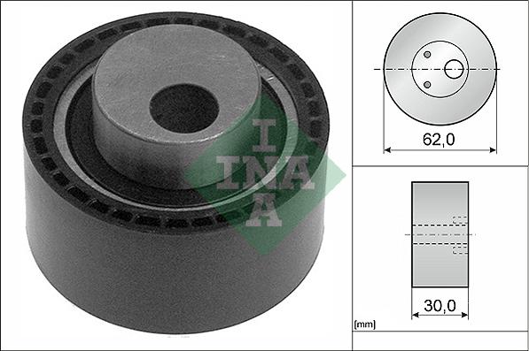 INA 531 0769 10 - Tensioner Pulley, timing belt www.avaruosad.ee