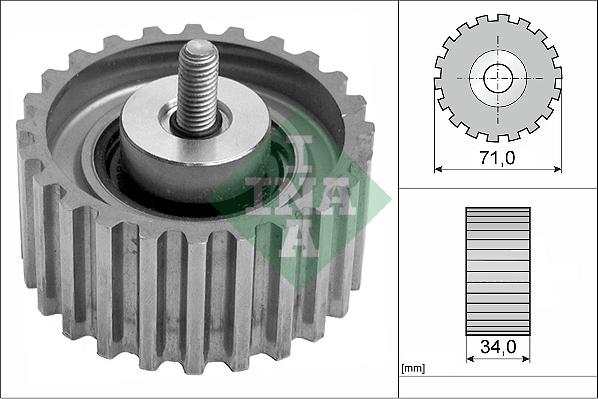 INA 532 0441 10 - Deflection/Guide Pulley, timing belt www.avaruosad.ee