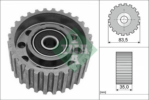 INA 532 0098 20 - Deflection/Guide Pulley, timing belt www.avaruosad.ee