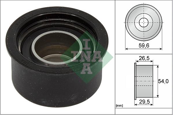 INA 532 0087 10 - Deflection/Guide Pulley, timing belt www.avaruosad.ee