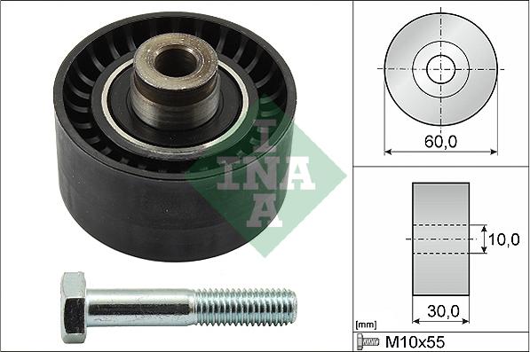 INA 532 0020 10 - Deflection/Guide Pulley, timing belt www.avaruosad.ee