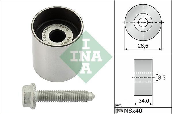 INA 532 0197 10 - Deflection/Guide Pulley, timing belt www.avaruosad.ee