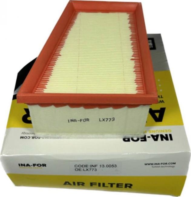 INA-FOR INF13.0053 - Air Filter www.avaruosad.ee