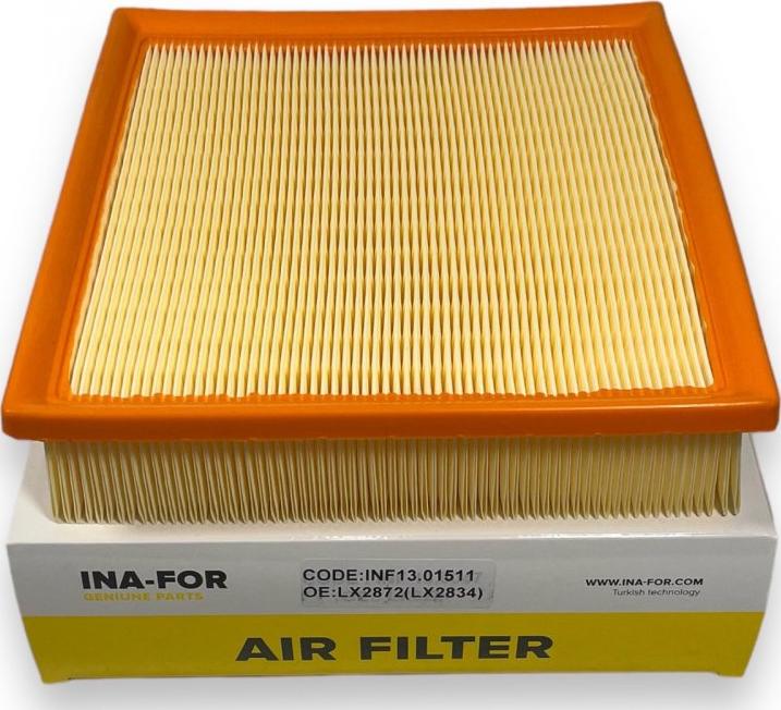 INA-FOR INF13.01511 - Air Filter www.avaruosad.ee
