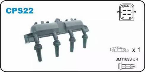 Janmor CPS22 - Ignition Coil www.avaruosad.ee