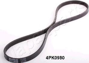 Japanparts DV-4PK0980 - V-Ribbed Belts www.avaruosad.ee