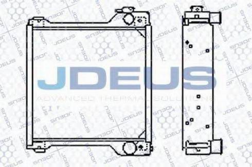 Jdeus 006M01 - Радиатор, охлаждение двигателя www.avaruosad.ee