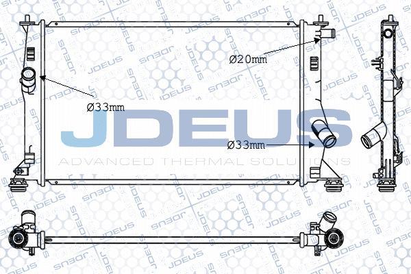 Jdeus 016M38 - Radiaator,mootorijahutus www.avaruosad.ee