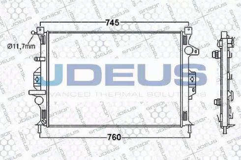 Jdeus 012M32 - Radiaator,mootorijahutus www.avaruosad.ee