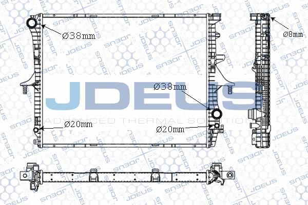 Jdeus 030M29 - Radiaator,mootorijahutus www.avaruosad.ee