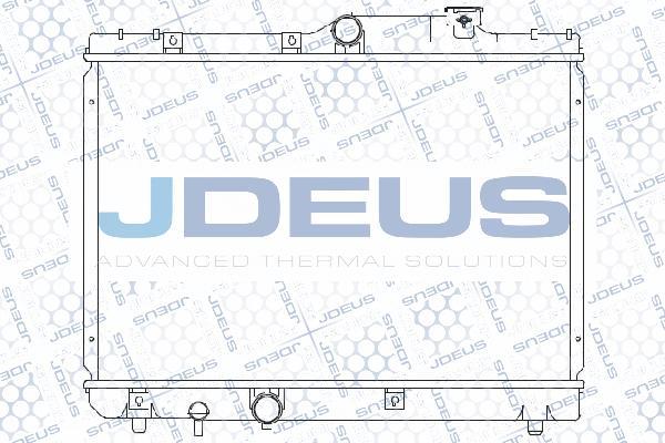 Jdeus 028N47 - Радиатор, охлаждение двигателя www.avaruosad.ee
