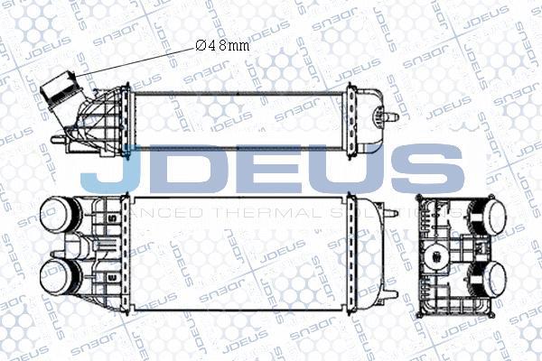 Jdeus 821M41A - Intercooler, charger www.avaruosad.ee