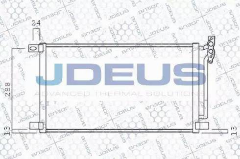 Jdeus 705M16 - Condenser, air conditioning www.avaruosad.ee
