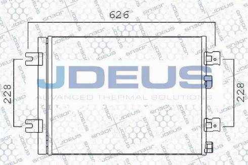 Jdeus 723M56 - Condenser, air conditioning www.avaruosad.ee