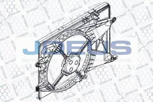 Jdeus EV893000 - Fan, radiator www.avaruosad.ee