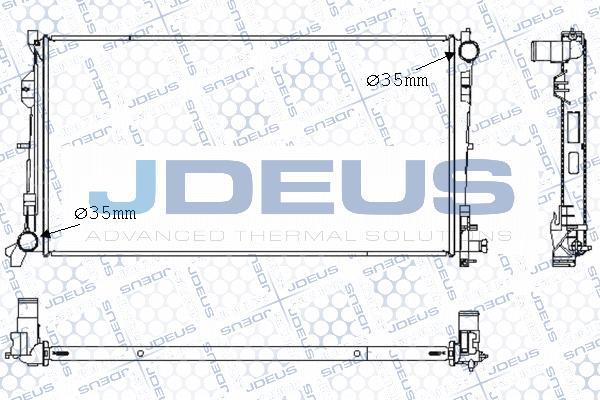 Jdeus M-0530070 - Radiators, Motora dzesēšanas sistēma www.avaruosad.ee