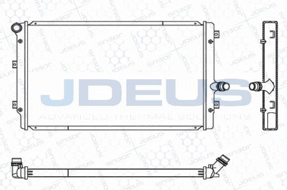 Jdeus M-0010320 - Radiators, Motora dzesēšanas sistēma www.avaruosad.ee