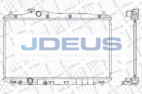 Jdeus M-0130090 - Радиатор, охлаждение двигателя www.avaruosad.ee