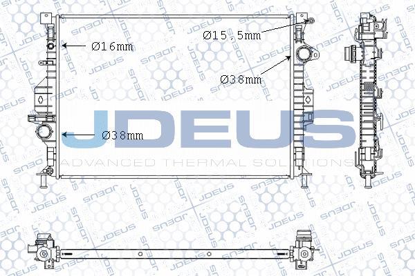 Jdeus M-0120710 - Radiaator,mootorijahutus www.avaruosad.ee