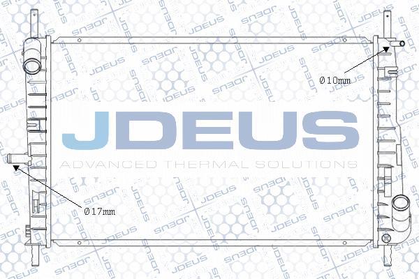 Jdeus M-0121120 - Radiaator,mootorijahutus www.avaruosad.ee