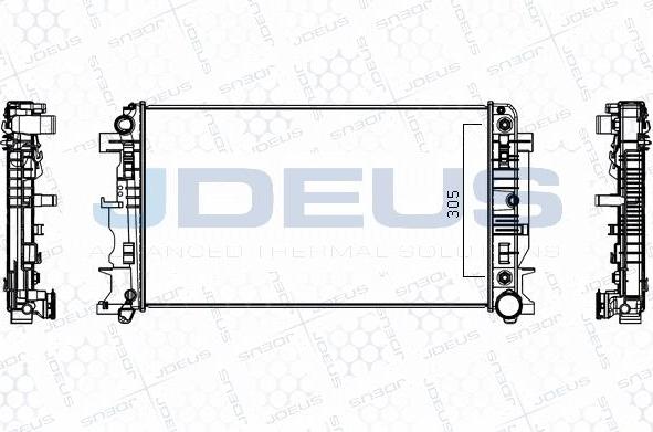 Jdeus M-0170890 - Radiaator,mootorijahutus www.avaruosad.ee