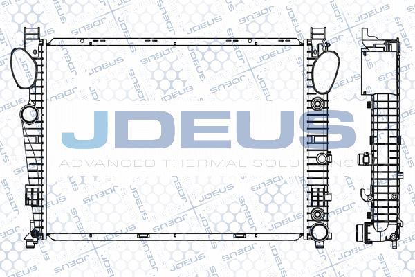 Jdeus M-0170710 - Радиатор, охлаждение двигателя www.avaruosad.ee