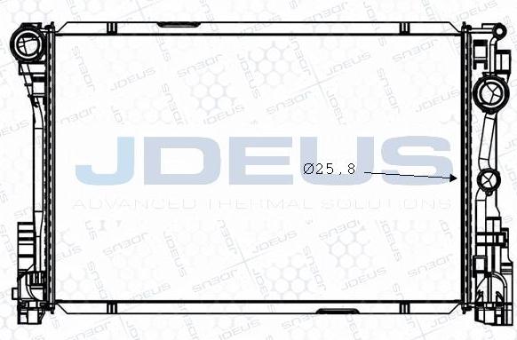 Jdeus M-0171050 - Radiaator,mootorijahutus www.avaruosad.ee