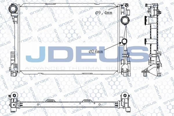 Jdeus M-0171240 - Radiaator,mootorijahutus www.avaruosad.ee