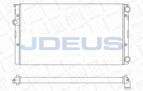 Jdeus M-0300451 - Radiaator,mootorijahutus www.avaruosad.ee