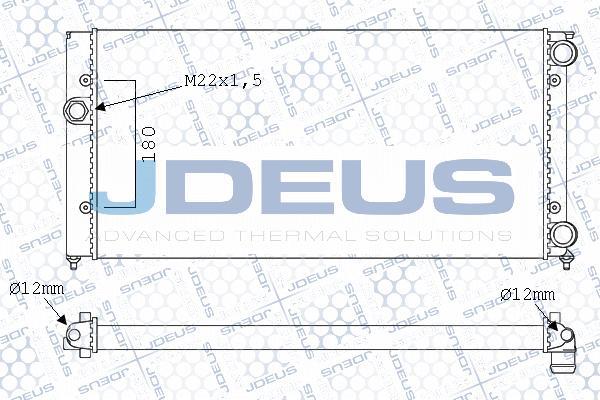 Jdeus M-0300470 - Radiators, Motora dzesēšanas sistēma www.avaruosad.ee