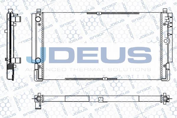 Jdeus M-0300650 - Radiaator,mootorijahutus www.avaruosad.ee