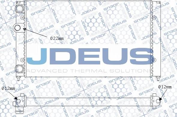 Jdeus M-0300360 - Radiator, engine cooling www.avaruosad.ee