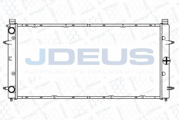 Jdeus M-0300250 - Radiaator,mootorijahutus www.avaruosad.ee